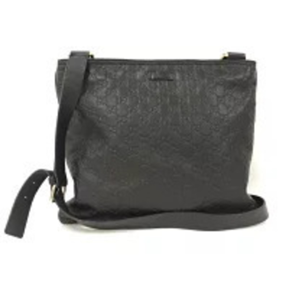 Gucci Shoulder Bag Gucci Guccissima Leather Black